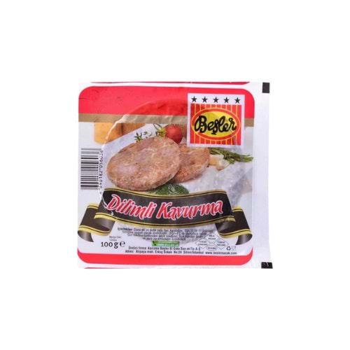 BEŞLER VAK. DİLİM KAVURMA 100 GR