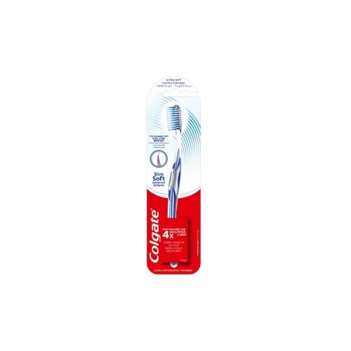 COLGATE DİŞ FIRÇ.SLİM SOFT EKSTRA YUMUŞAK GELİŞ.ADVAN.SING. (PAKET İÇİ 12 AD)
