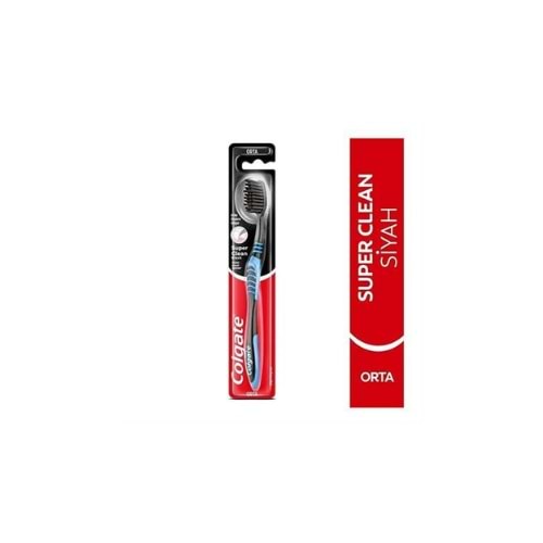 COLGATE DİŞ FIRÇ.SÜPER CLEAN BLACK (KOLİ İÇİ 12)