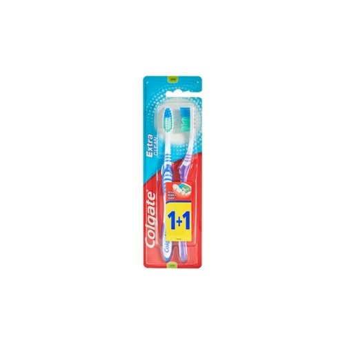 COLGATE DİŞ FIRÇ. 1+1 EXTRA CLEAN (PAKET İÇİ 12 AD)