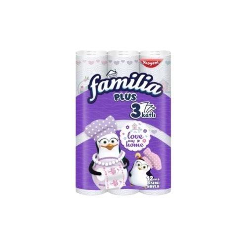 FAMİLİA PLUSNAT PENGUEN HAVLU 16*3