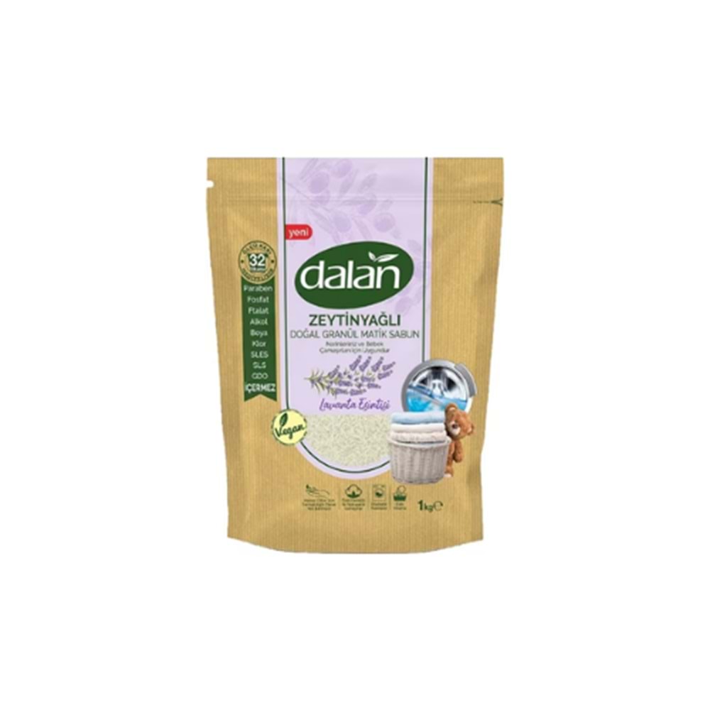 DALAN GRANÜL SABUN LAVANTA 1 KG(KOLİ İÇİ 6 AD)