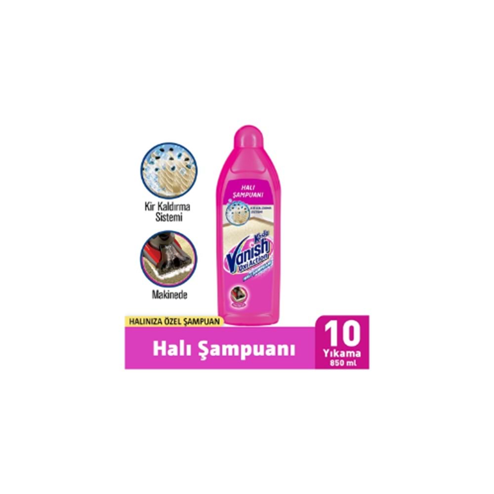 KOSLA VANİSH HALI MAKİNE 850 ML (KOLİ İÇİ 12)