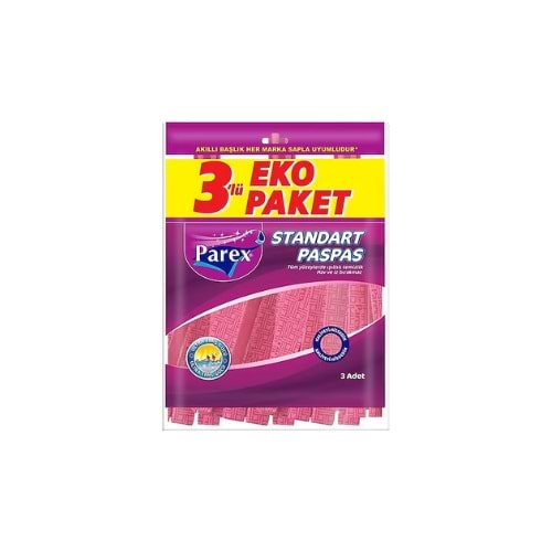 PAREX STANDART PASPAS 3 LÜ EKO ORTA (PAKET İÇİ 12 AD)
