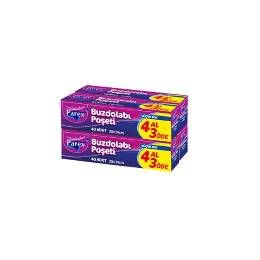 PAREX BUZD. POŞETİ KÜÇÜK BOY 4 AL 3 ÖDE(PAKET İÇİ 12 AD)