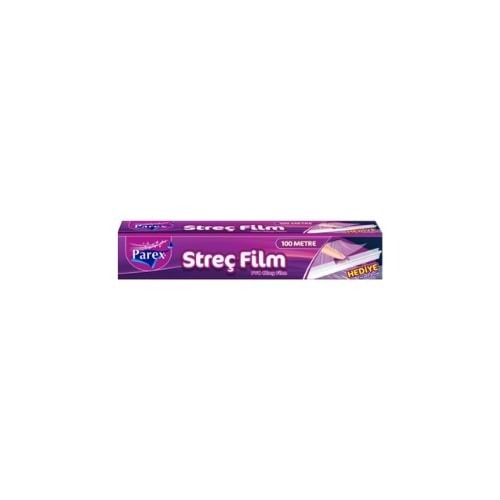 PAREX STREÇ FİLM 100 m KESME BIÇAĞI HEDİYELİ(PAKET İÇİ 12 AD)