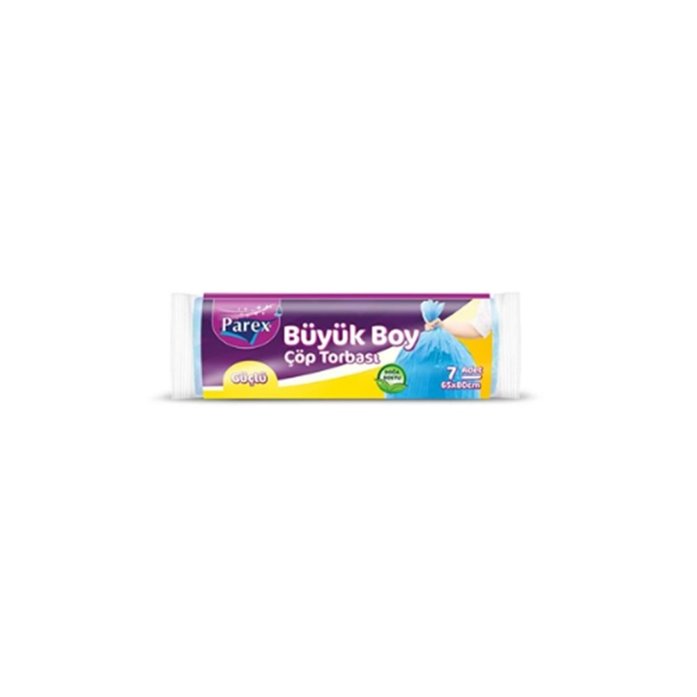 PAREX GÜÇLÜ ÇÖP TORBASI BÜYÜK BOY (PAKET İÇİ 50 AD)