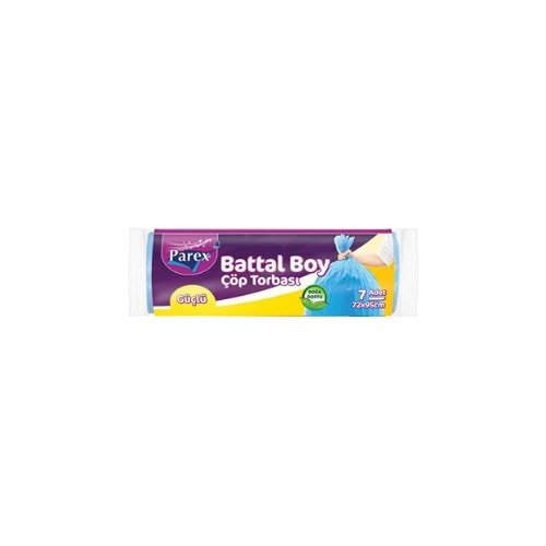 PAREX GÜÇLÜ ÇÖP TORBASI BATTAL BOY (PAKET İÇİ 50 AD)