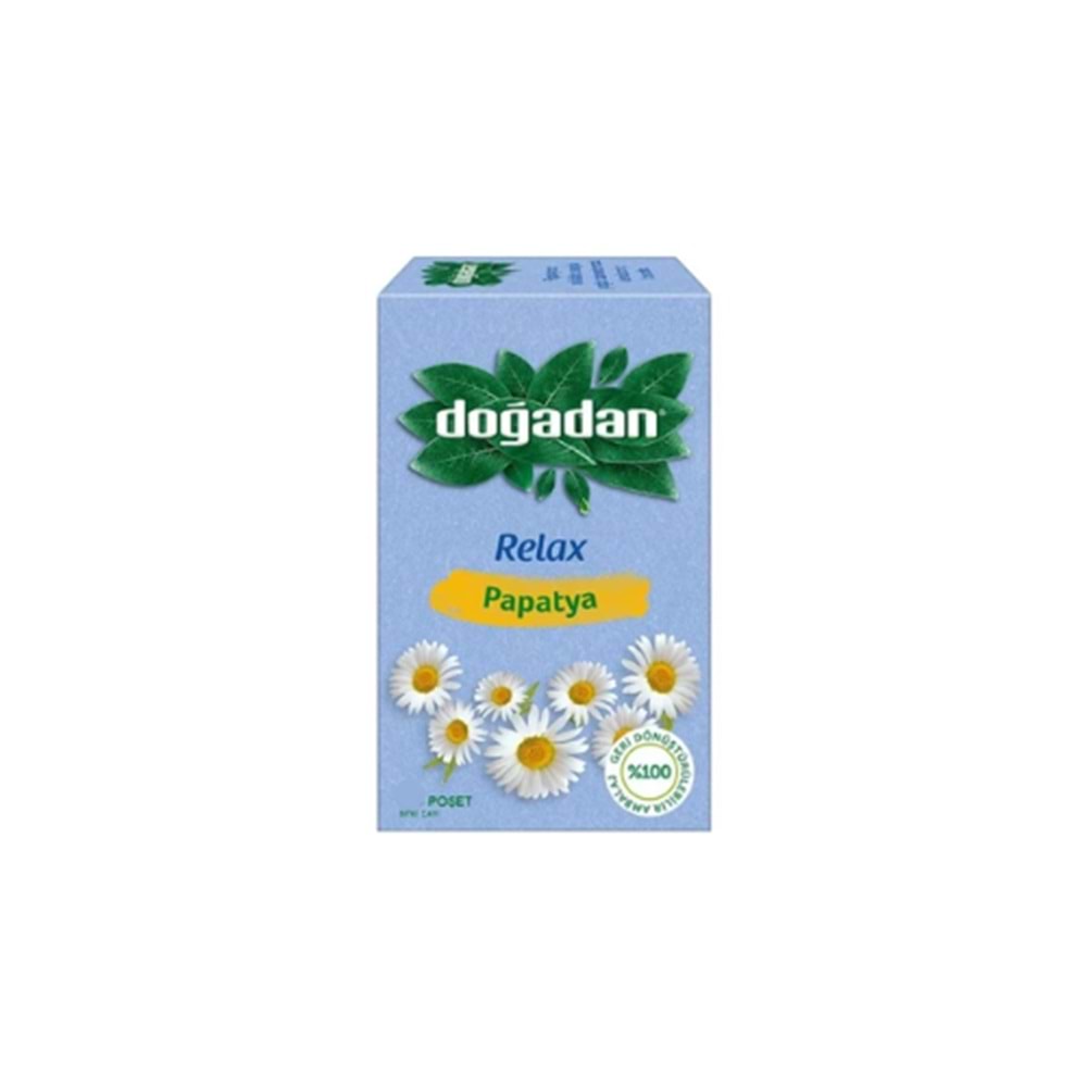 DOĞADAN B.ÇAYI PAPATYA 1,45 GR 20 AD(KOLİ İÇİ 12 AD)