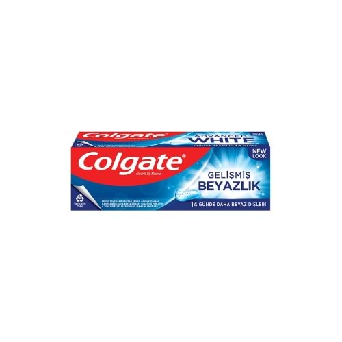 COLGATE DİŞ M.GELİŞMİŞ BEYAZLIK 50ML (KOLİ İÇİ 12 AD)