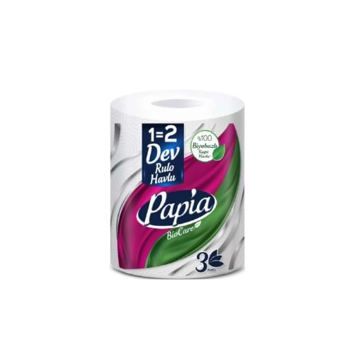 PAPİA JUMBO HAVLU 1-2 LI (KOLİ İÇİ 12 AD)