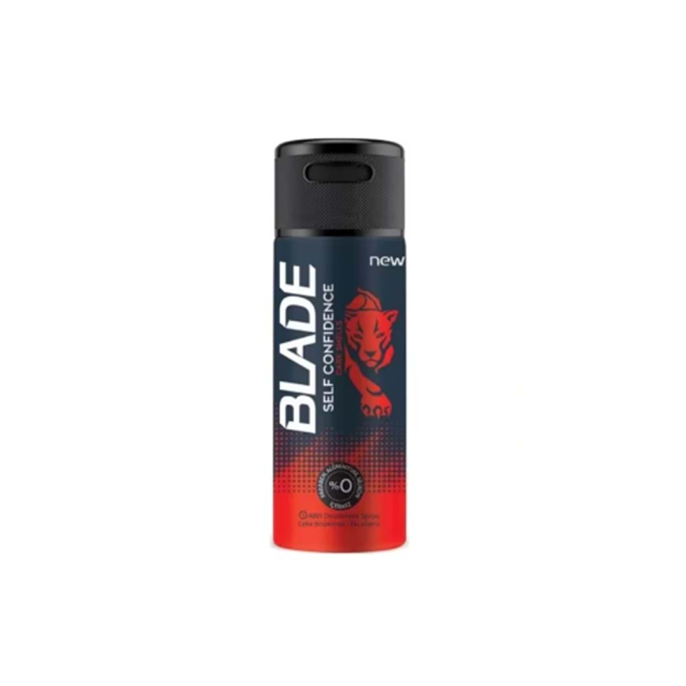 BLADE DEO 150 ML SELF CONFIDENCE 6 AD X 4 PK