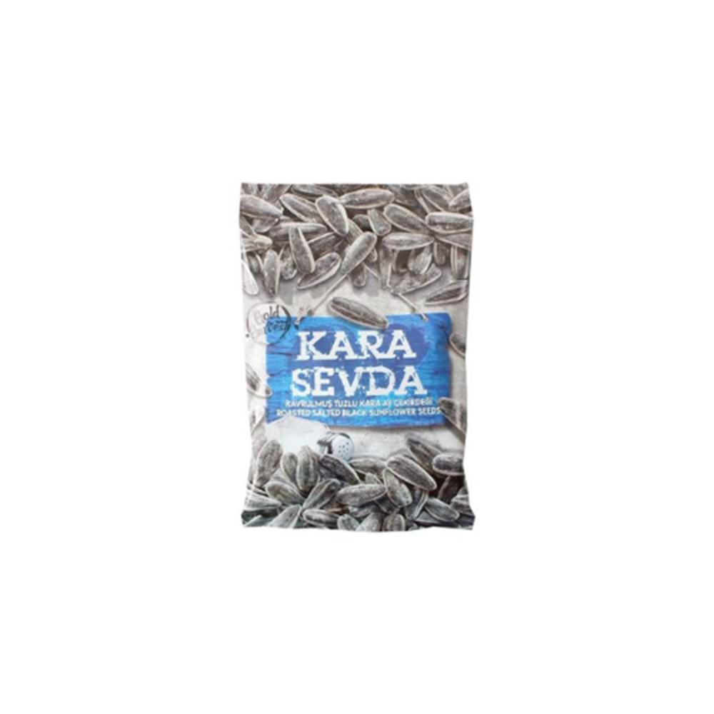 KARA SEVDA BOL TUZLU SİYAH AY ÇEKİRDEĞİ 80GR(KOLİ İÇİ 20)