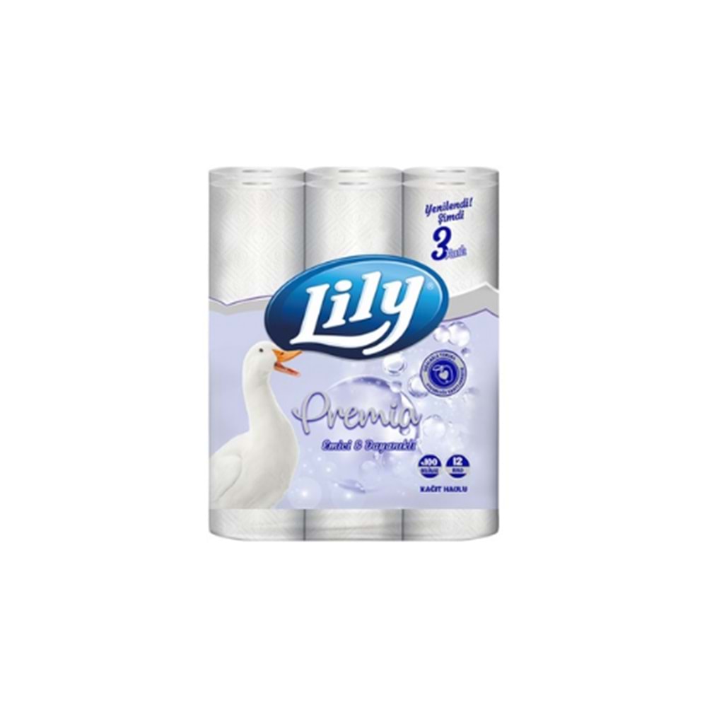 LİLY PREMİA KAĞIT HAVLU 12 Lİ (KOLİ İÇİ 4AD)