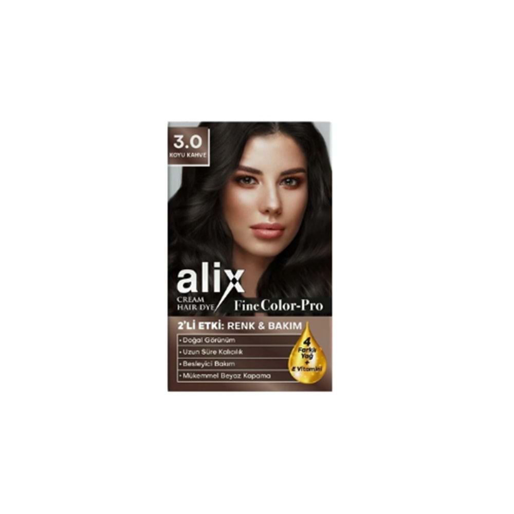 ALİX SAÇ BOYASI KİT NO 3.0