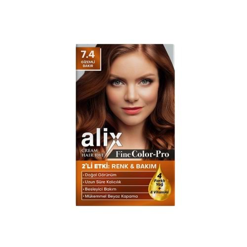 ALİX SAÇ BOYASI KİT NO 7.4