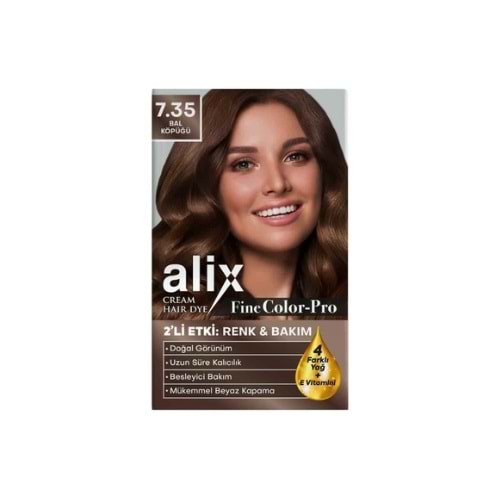ALİX SAÇ BOYASI KİT NO 7.35
