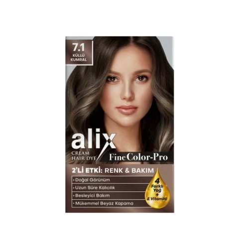ALİX SAÇ BOYASI KİT NO 7.1