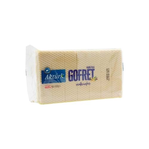 AKTÜRK GOFRET VANİLYA 200 GR