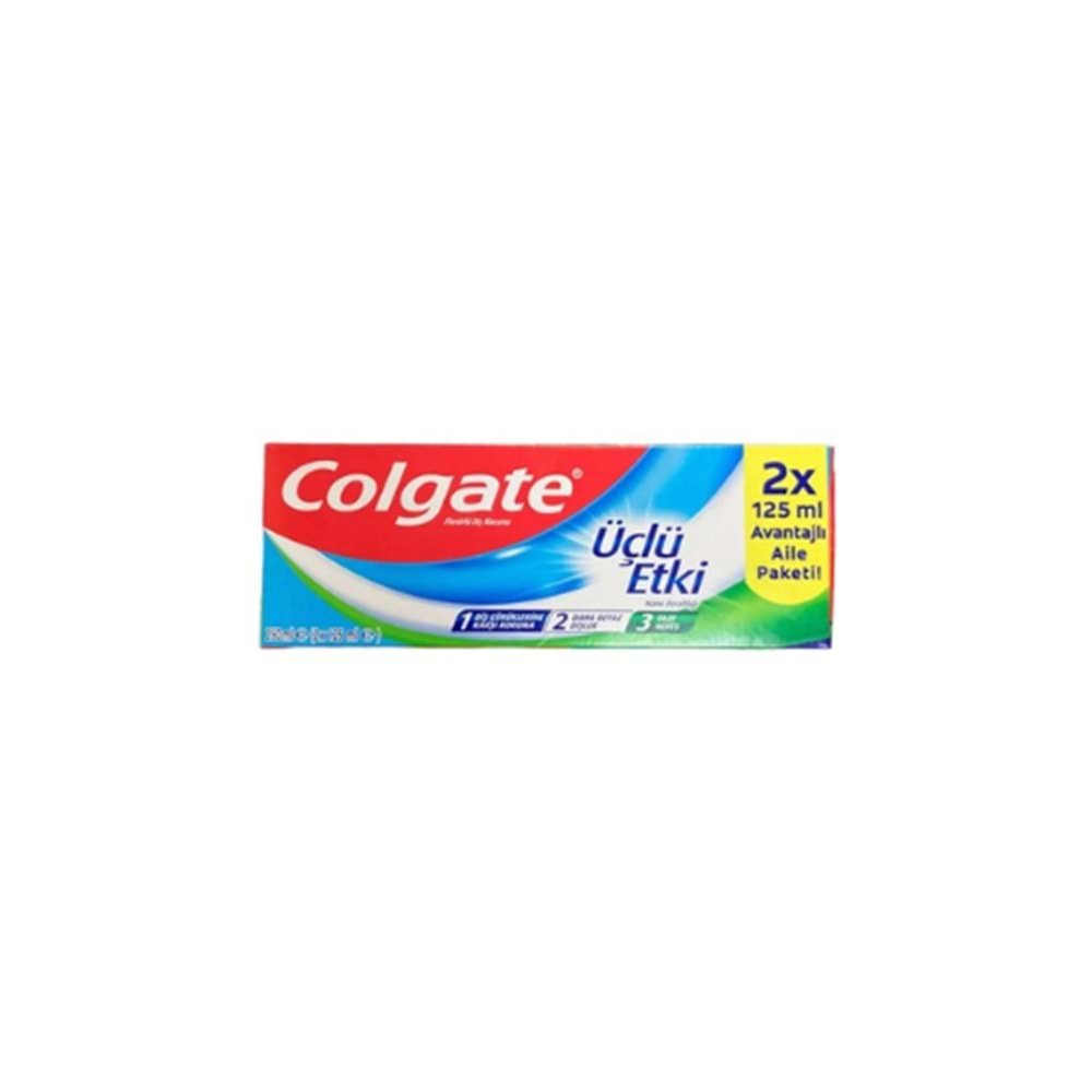 COLGATE DİŞ M.3 LÜ ETKİ 125 ML X 2 (KOLİ İÇİ 24 AD)