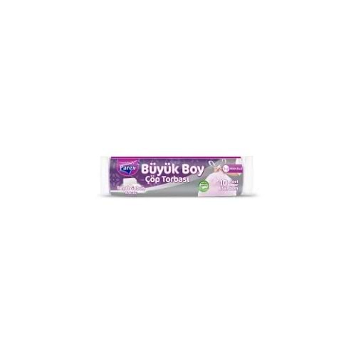 PAREX BÜZGÜLÜ ÇÖP TORBASI BEYAZ SABUN KOKULU BÜYÜK BOY (KOLİ İÇİ 25 AD)