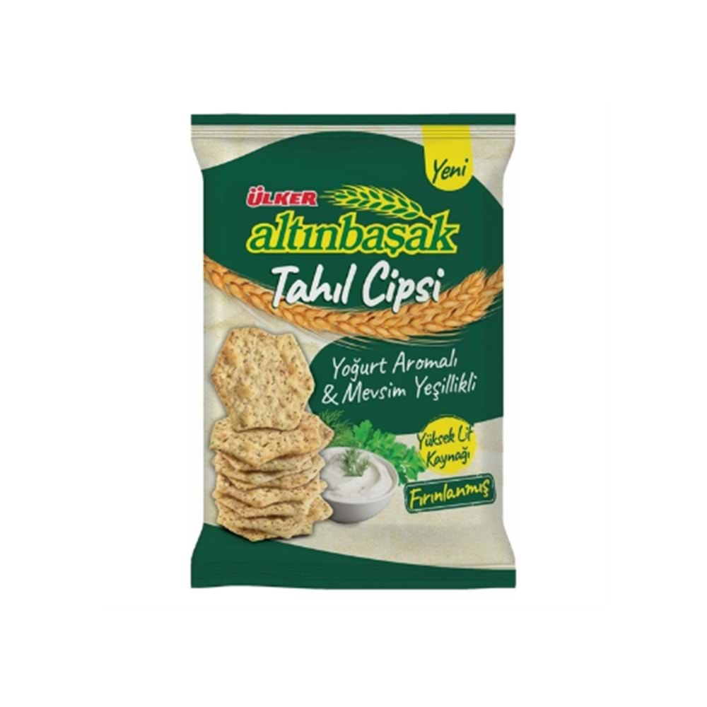 ALTINBAŞAK TAHIL CİPSİ 50GR YOĞURT&MEVSİM YEŞİLL.
