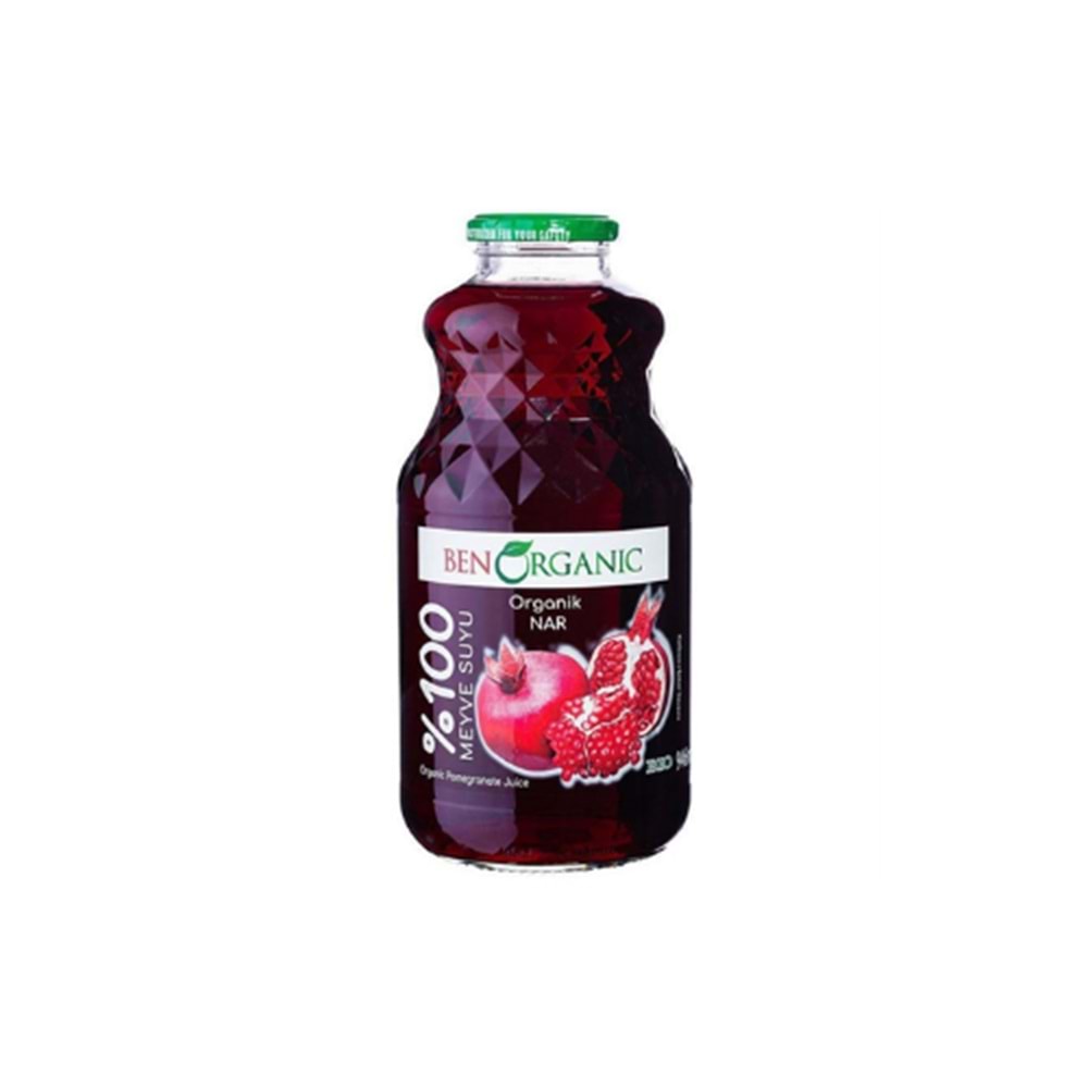 BEN ORGANİC NAR SUYU 946 ML