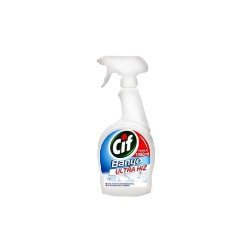 CİF SPREY ULTRA HIZ BANYO 1000ML(KOLİ İÇİ 9 AD)