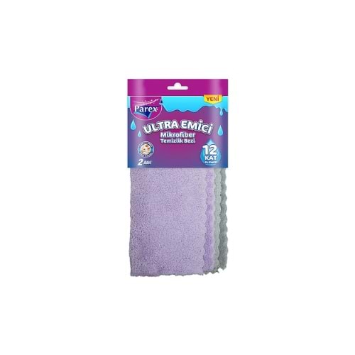 PAREX ULTRA EMİCİ M.FİBER BEZ 2 Lİ(PAKET İÇİ 12 AD)