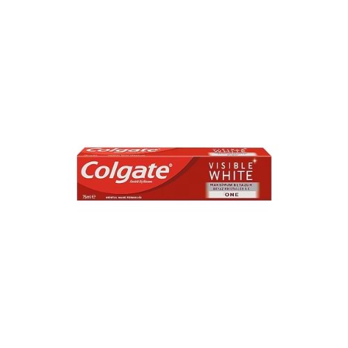 COLGATE DİŞ M.VISIBLE WHİTE 75 ML(PAKET İÇİ 48 AD)