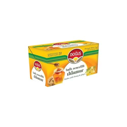 DOĞUŞ BALLI ZENCEFİLLİ IHLAMUR 20 Lİ (KOLİ İÇİ 12 AD)