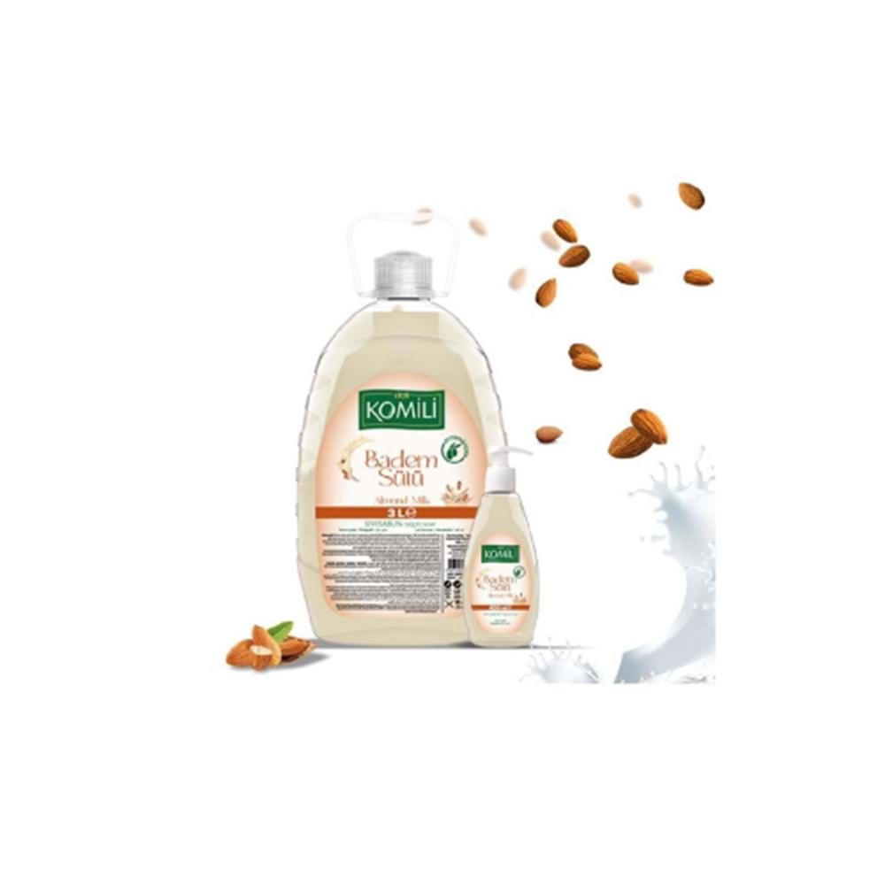 KOMİLİ SIVI SAB.3LT BADEM(KOLİ İÇİ 4)